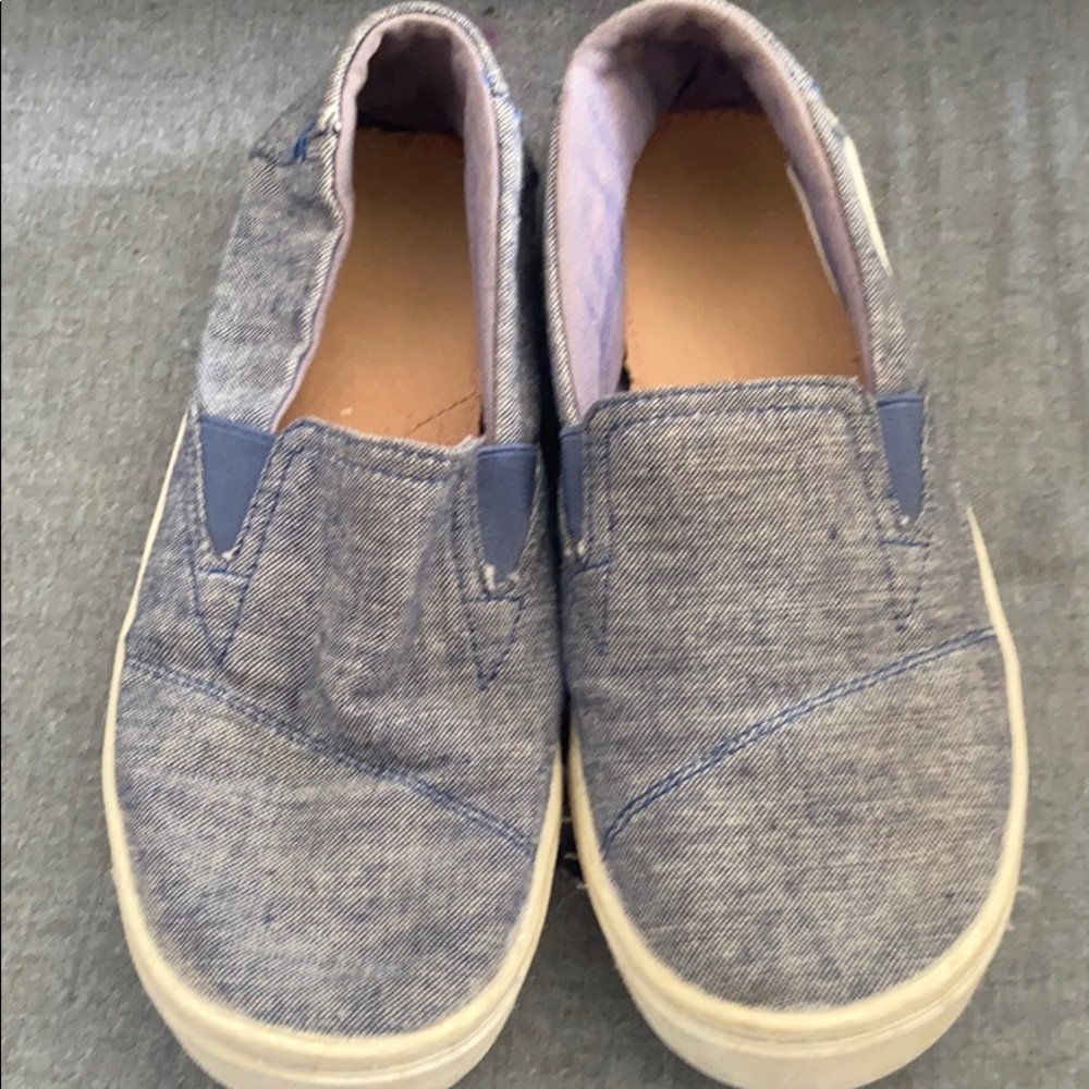 Normal wear but no holes or tears.